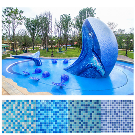 Carreaux de mosaïque en verre vitrifié pour la décoration murale