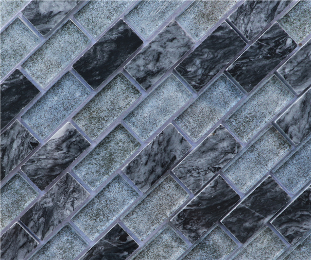 Foshan Usine de carreaux de mosaïque en verre de dosseret en pierre de verre